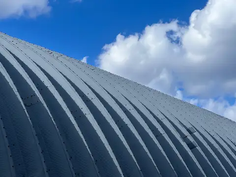 Where structure meets the infinite blue.